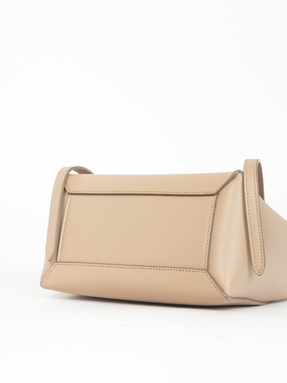 Celine Taupe Grained Calfskin Micro Belt Bag - Picture 5 of 14